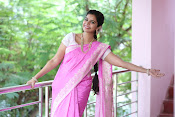 Swathi Dazzling in Pink saree-thumbnail-14