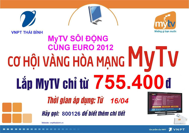 Khuyến mại MyTV Thái Bình