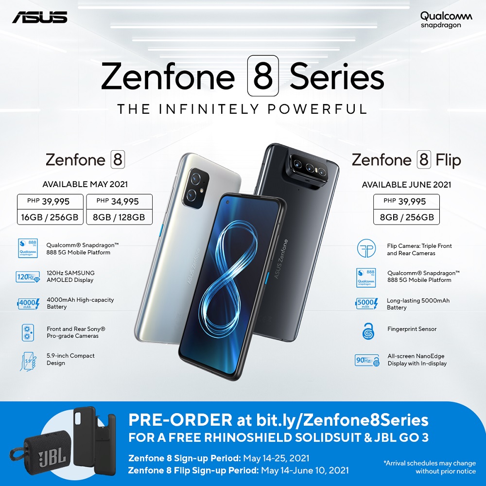 ASUS Zenfone 8 Series Pre-order Details