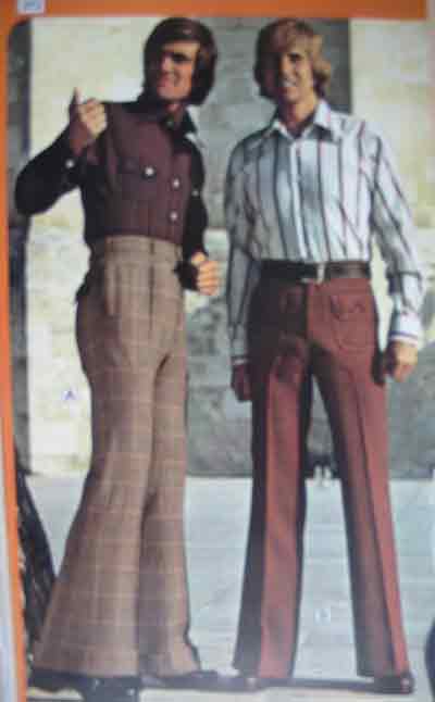 Male Fashion Template on Fashion In The 1970s   Overview