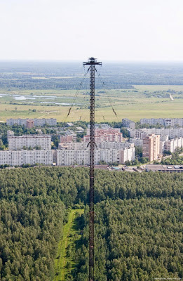 Mástil de Radio Center №9 abandonado Mast Radio abandoned