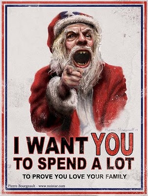 mean spending santa