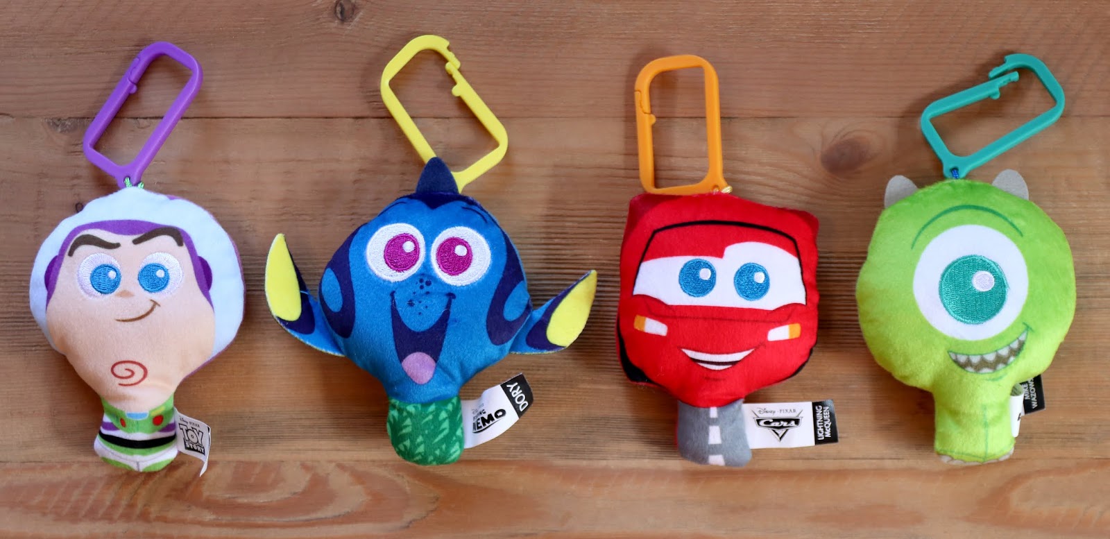 Dan The Pixar Fan Disney Pixar Plush Keychain Mcdonald S Happy Meal Toys Complete Collection