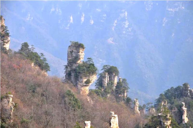 Tianmen Mountain, at Zhangjiajie City, in central China’s Hunan