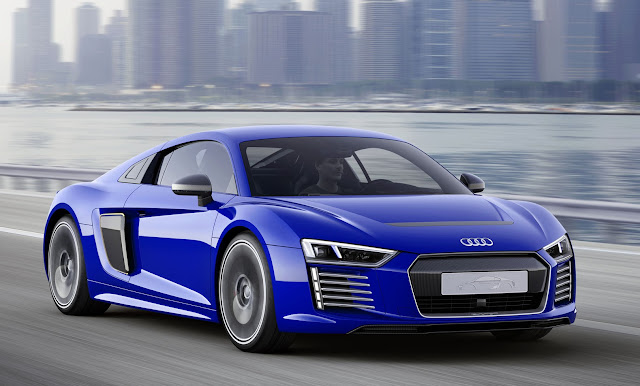 Audi unveils self-driving R8 e-tron electric car at CES Asia