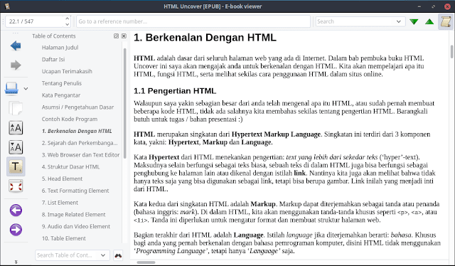  EPUB merupakan format file standar terbuka untuk buku digital atau e Cara Membuka File ePub di Linux 