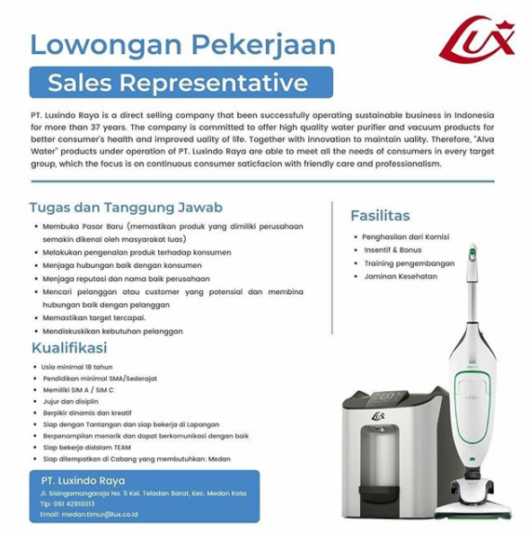 LOWONGAN KERJA || Medan