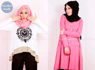 Model baju muslim terbaru casual modern