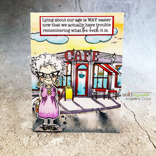 ScrappyScrappy: Demand a Recount #scrappyscrappy #unitystampco #tierrajackson #demandarecount #cafestamp #stamp #card #cardmaking #stamping #copicmarkers #nuvoshimmerpowder #watercolors #grannystamp