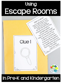 Escape Rooms for Pre-K and Kindergarten | Apples to Applique