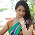 Santoshini Photoshoot in Green Half Saree Stills