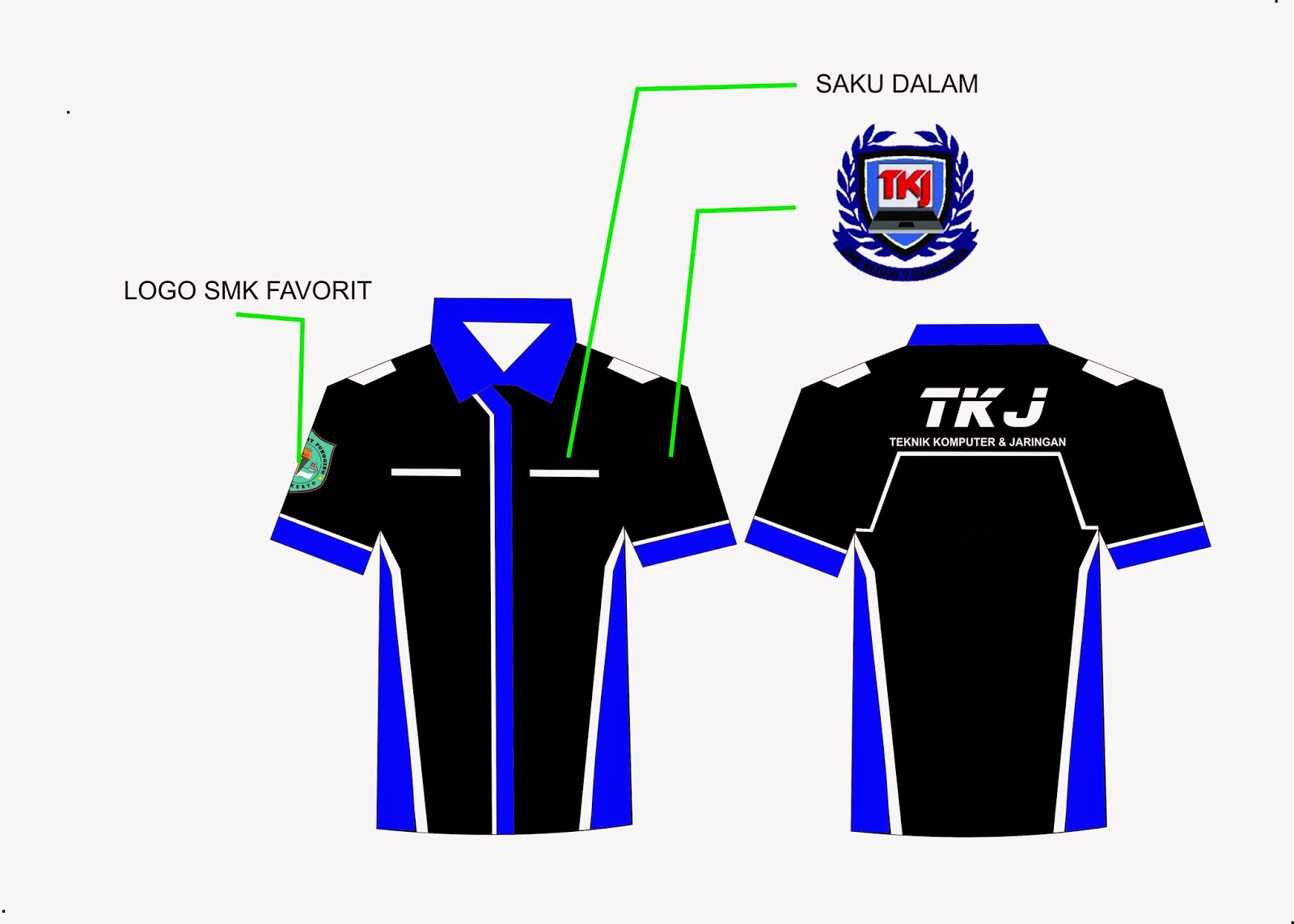 Gambar Desain  Baju Anak Tkj  Kerabatdesain