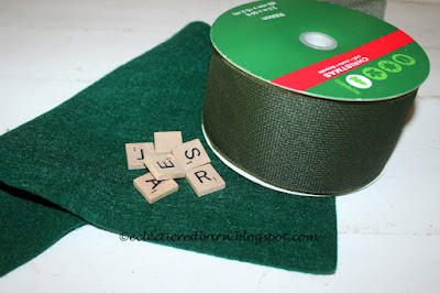 Eclectic Red Barn: Supplies for making Shamrock banner