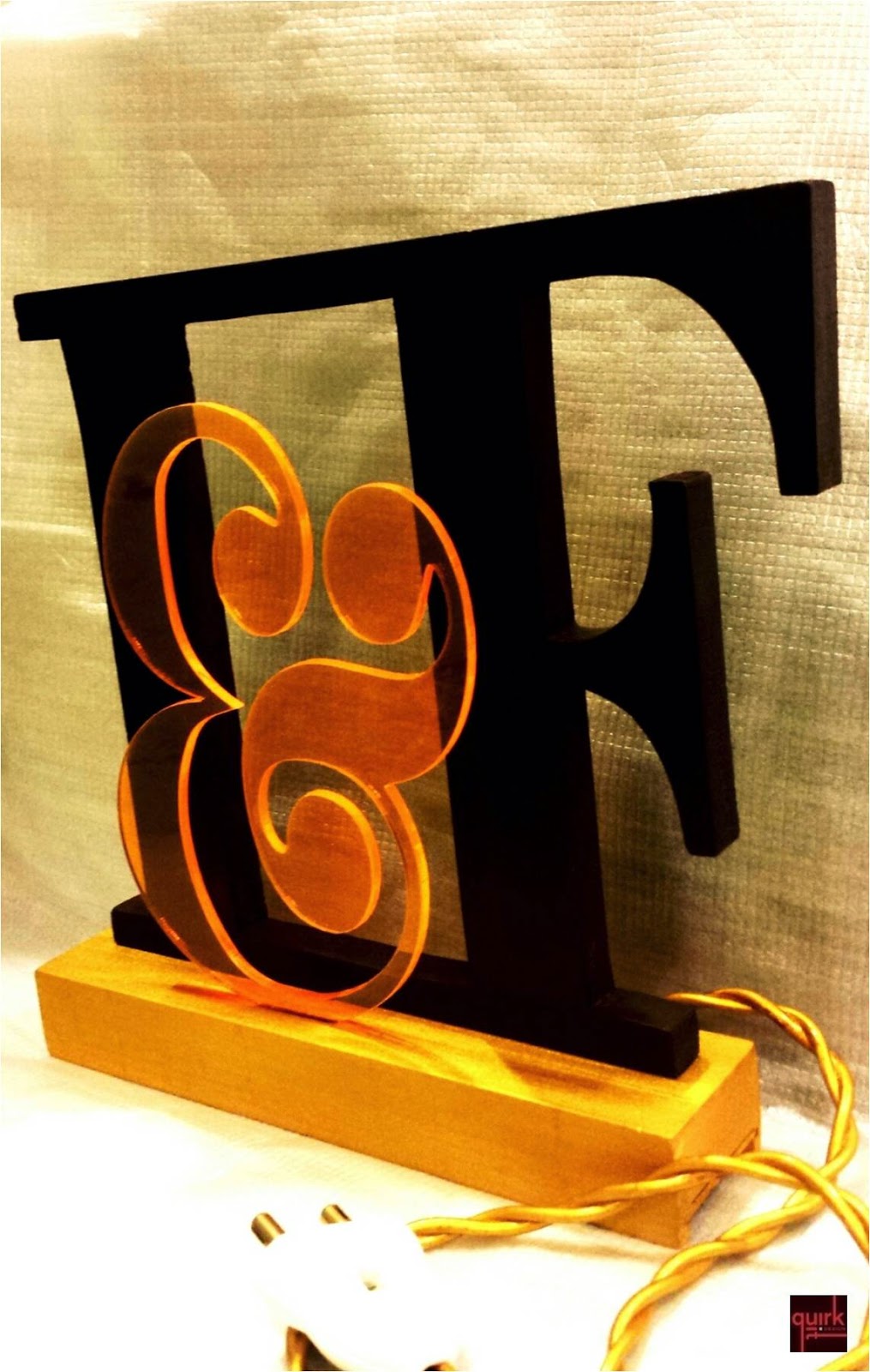 Quirk It Design_I&F - personalised lamp_DIY_Quirky_Home_Decor