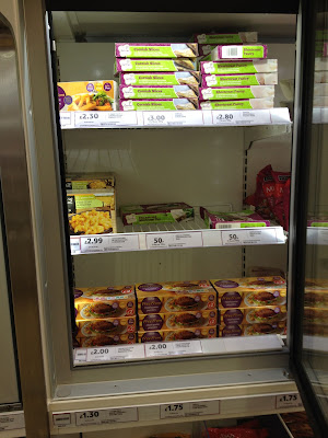 tesco frozen free from section