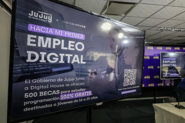 Morales anuncio el destino de 500 becas formativas para que jóvenes puedan acceder a su primer empleo digital