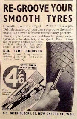 Re-groove your smooth tyres