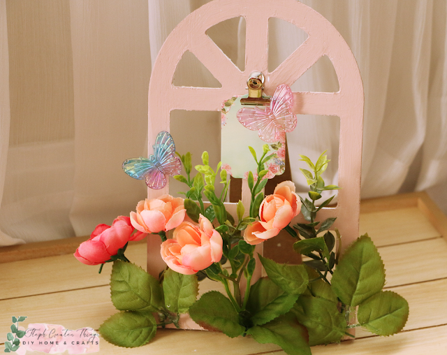 Spring floral Arch window decoration