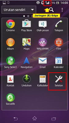 Cara Mengubah Sinyal Edge Menjadi 3G HSDPA di Android