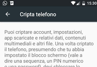 crittografia android