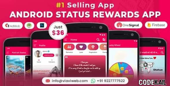 Android Status App With Reward Point V13.0
