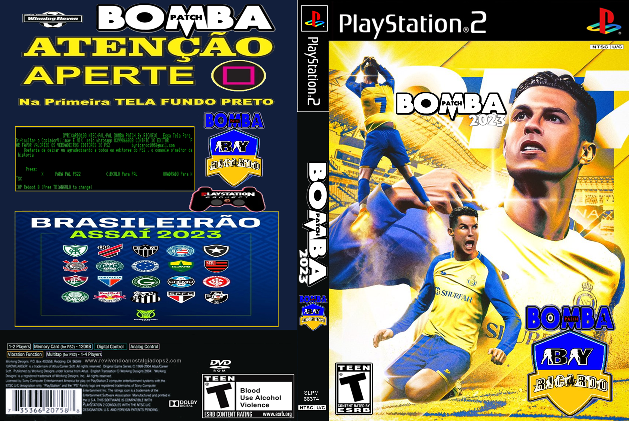 BOMBA PATCH 2024 (OUTUBRO 2023) ISO PS2 em 2023