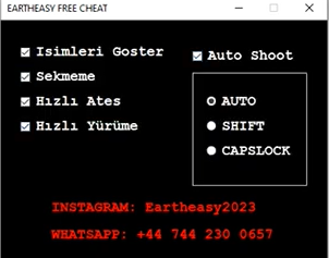 PointBlank Eartheasy Menü Hızlı Yürüme, ESP Hilesi İndir 2023