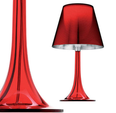 For your viewing pleasure, the Flos Miss K Table Lamps in Red, designer range