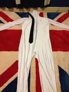 To create my slender man costume I am using a white morphsuit so that it .