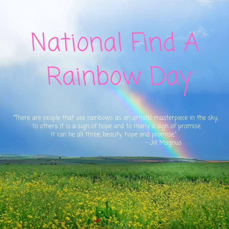 National Find a Rainbow Day Wishes Images download