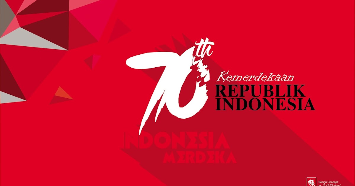 HUT KEMERDEKAAN  REPUBLIK INDONESIA  LOGO KONSEP Imahku Desain 
