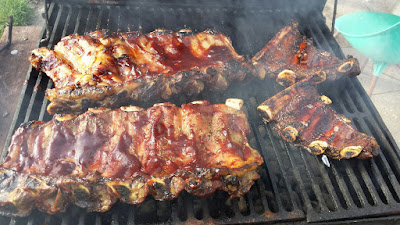 Beef ribs with BBQ and Teriyaki flavoring 