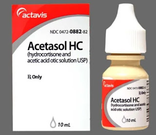 Acetasol HC قطرة الأذن أسيتاسول هيدروكورتيزون