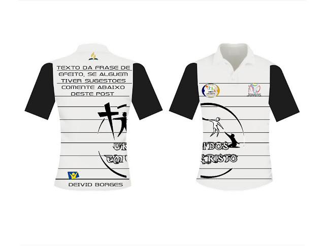 Modelo de Camisa Uniforme para Clube de Jovens Adventista, Ministério da Música e Desbravadores