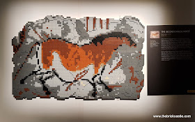 The Art Of The Brick LEGO brick model the second chinese horse cave painting