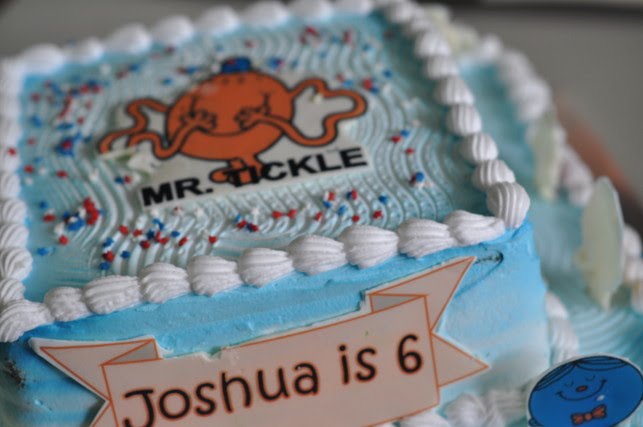 Birthday Cake For Men. Mr Tickle and Mr Men Birthday