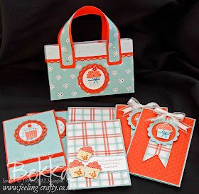 Create a Cupcake card by Stampin' Up! UK Independent Demonstrator Bekka - check out her classes - they look great!