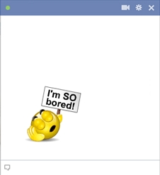 So Bored - New Facebook Smileys