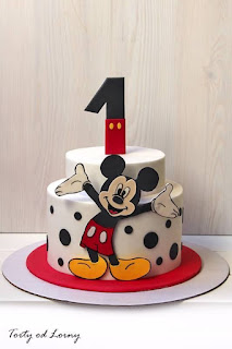 ideas de tartas o pasteles para fiesta cumpleaños Mickey Mouse 8