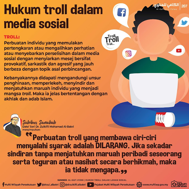 Hukum Troll Dalam Media Sosial