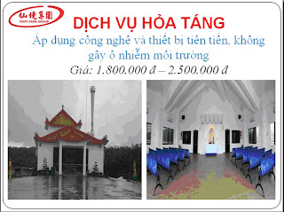 Thiết kế khang trang với giá cả phải chăng với dịch vụ hoả táng tại  Sơn Trang Tiên Cảnh
