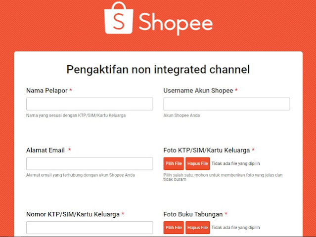 jual beli akun shopee termasuk ongkos kirim