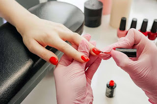 Taking care of the finger nails