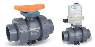 thermoplastic floating ball valves for industrial use