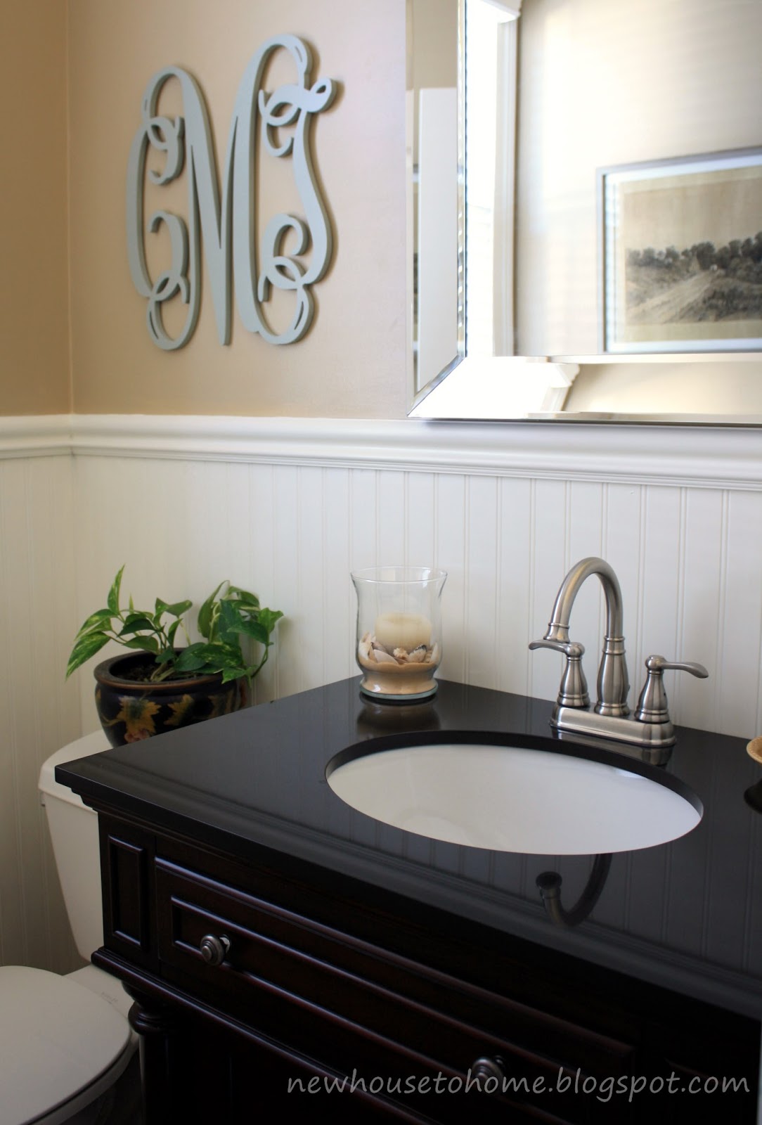 New House to Home: Powder Room Redo