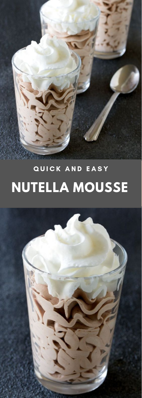 QUICK AND EASY NUTELLA MOUSSE #Dessert #Nutella
