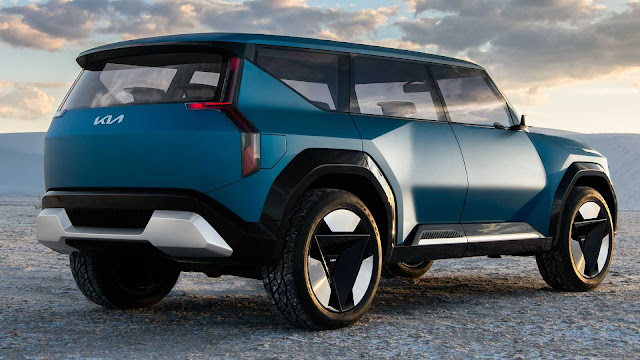 $50,000 Kia EV9 Coming To The US In 2023 With 300-Mile Range