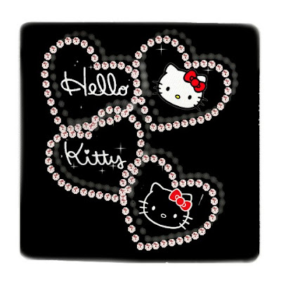 Hello Kitty Heart. Hello Kitty Love Heart Black 2