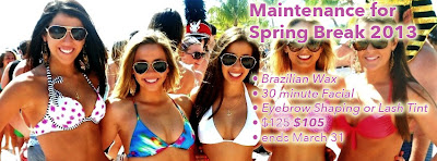 Tallahassee Brazilian wax, 30 minute facial, and a eyebrow shaping or lash tint for $105