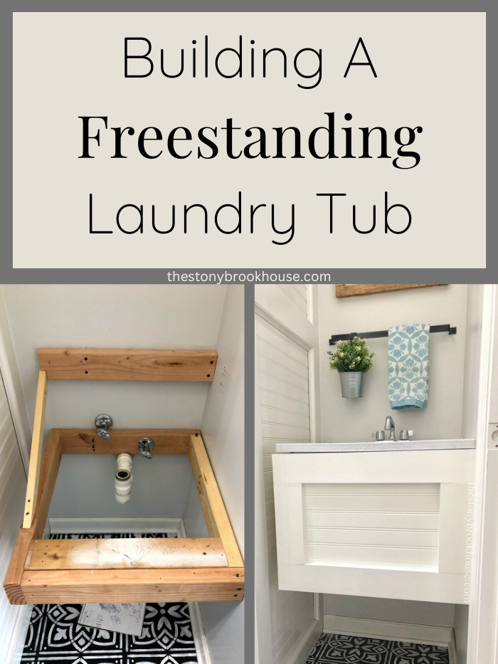 Building A Freestanding Laundry Tub